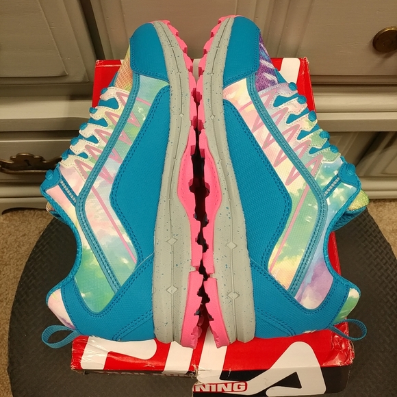 FILA Evergrand TR 21.5 Women's Trail Running Shoes Size 8 Atomic Blue - Picture 8 of 16